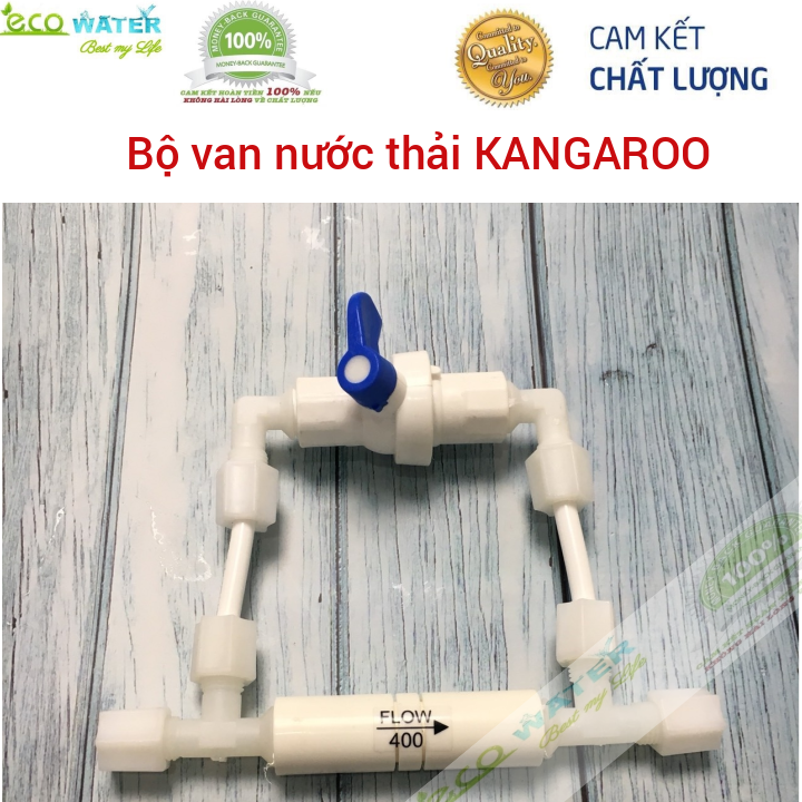 Bộ van nước thải máy lọc nước - van xả tay