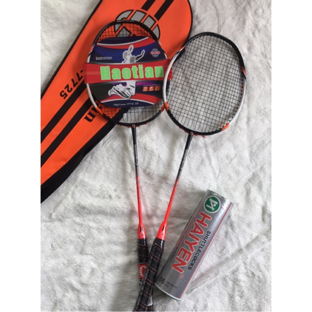 [Sỉ ib] Vợt Haotian cam - TẶNG 2 quan cán