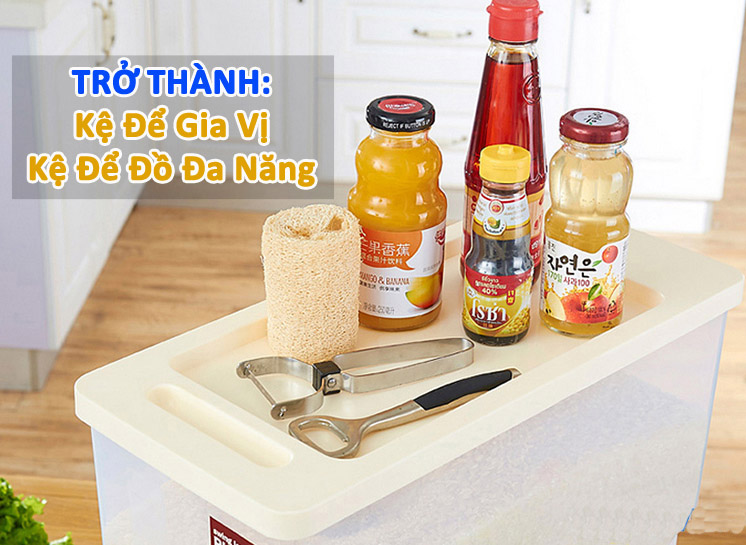 Thùng đựng gạo thông minh 15kg