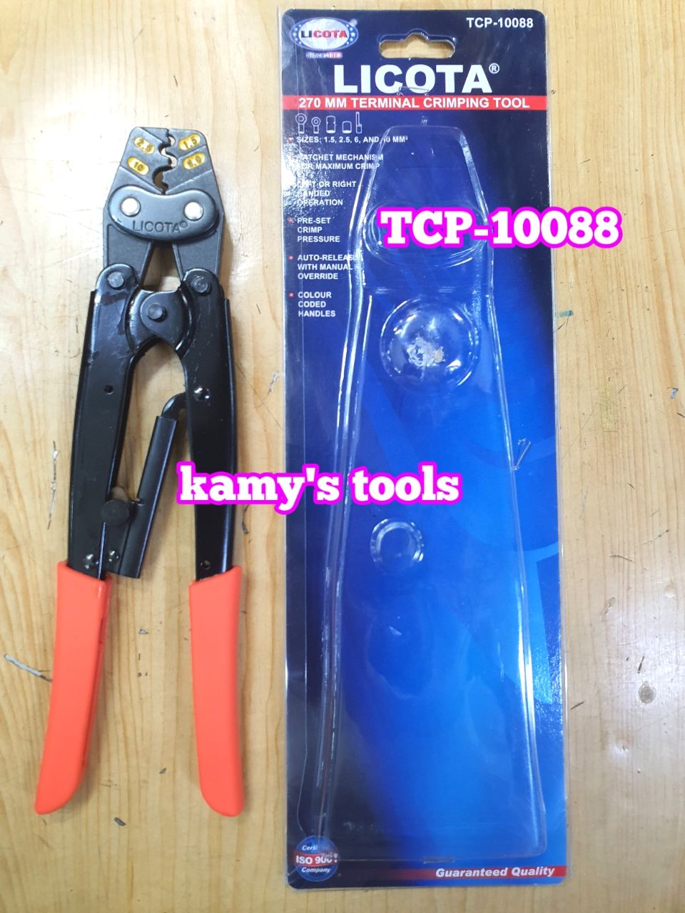 [HCM]Kìm Bấm Cos Licota Tcp-10088 1.5-10mm2 Taiwan Kiềm Bấm Cos Tcp-10088 Kềm Bấm Cos Tcp-10088