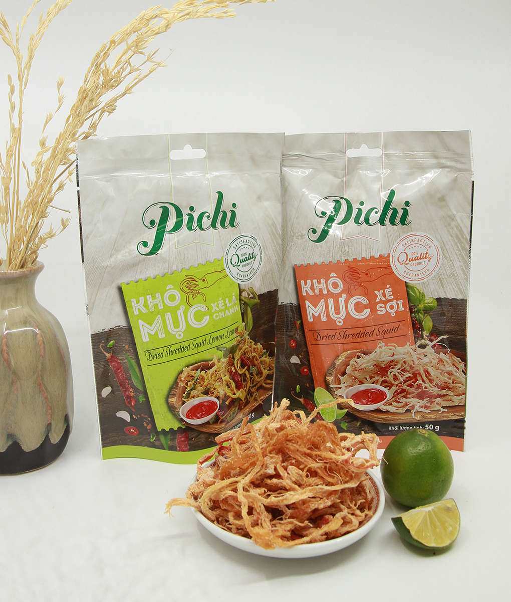 [HCM]Combo 3 gói Khô mực Xé Sợi Pichi 50g