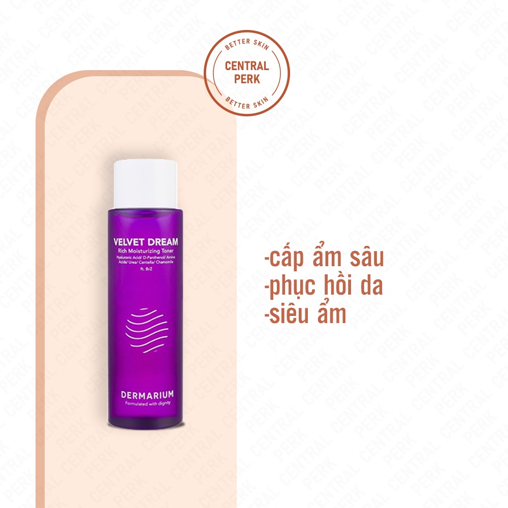 Toner (Nước Cân Bằng) Dermarium Dưỡng Ẩm Velvet Dream