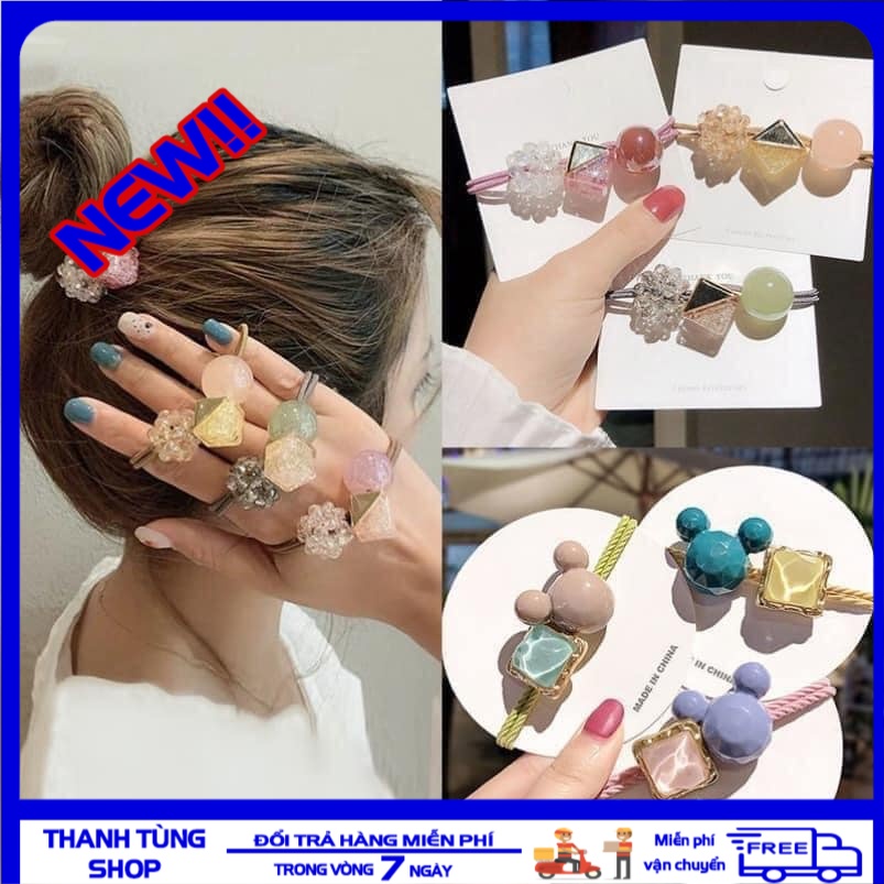[ SALE UP TO 50% ] Set 20 Dây Chun Buộc Tóc, Chun Buộc Tóc Hàn Quốc Nhiều Họa Tiết, Thun Cột Tóc Nhiều Màu, Dây Thun Cột Tóc Cho Nữ HÀN QUỐC Hot Trend , Cột Tóc Nữ, Thun/chun Cột Tóc, Phụ Kiện Tóc Cho Bé Gái, Dây Cột Tóc, Chun Buộc Tóc, Thun Cột Tóc