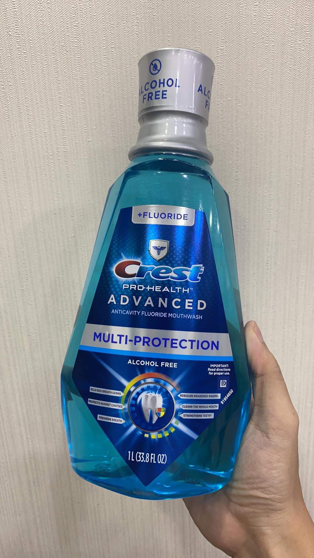 Nước Súc Miệng Crest 3D White Mouthwashes