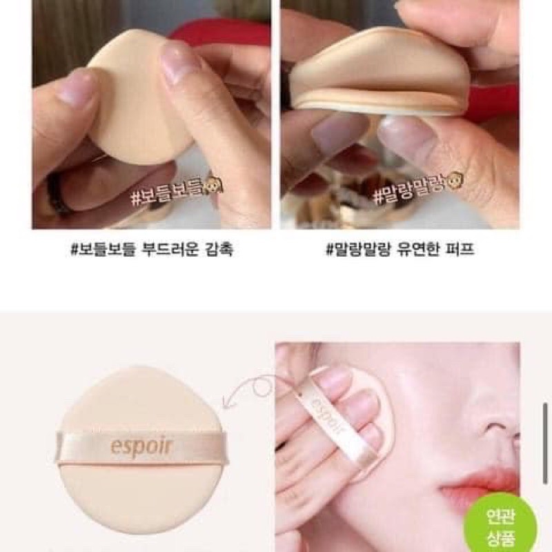 [HCM]Set Phấn Nước Espoir Pro Tailor Be Glow Cushion