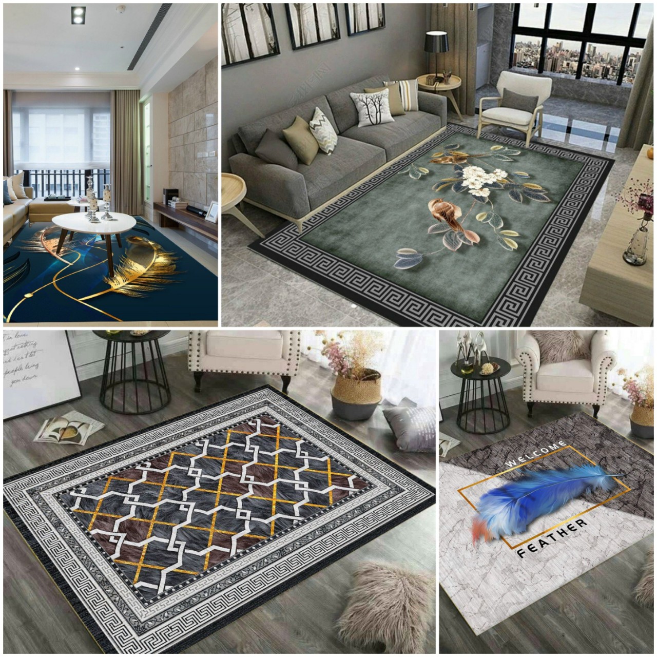 Thảm bali trải sàn 2m x 3m