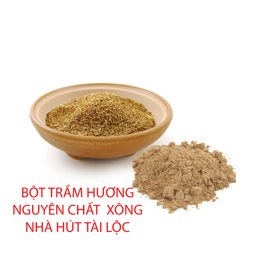 [GIÁ XƯỞNG ] BỘT TRẦM HƯƠNG Tự Nhiên Xông Nhà HÚT TÀI LỘC (hộp50G ĐẶC BIỆT) - Bột Trầm hương sạch, thơm dịu nhẹ, giúp tinh thần thư thái, tạo giấc ngủ ngon