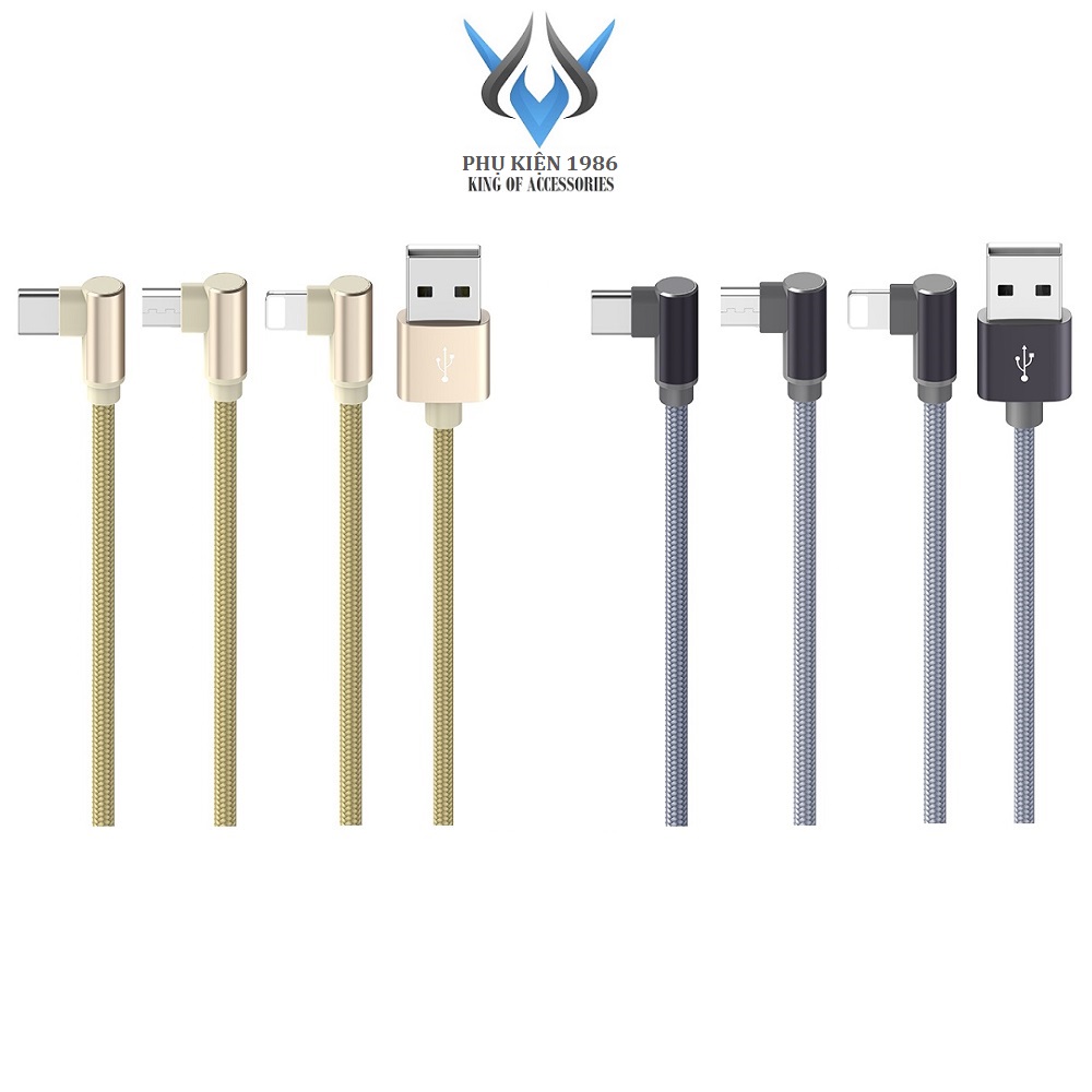 Cáp sạc chữ l borofone bx26 cổng micro-usb / lightning / type-c max 2.4a - hãng phân phối chính thức - nhất tín computer
