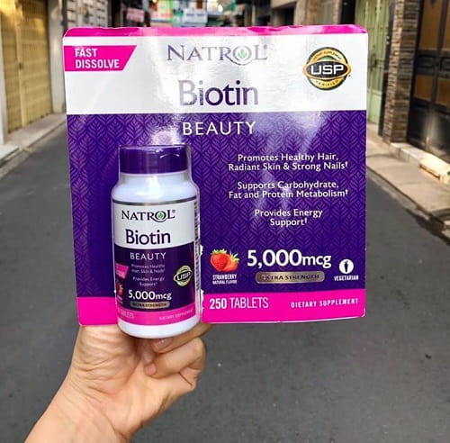 Biotin Beauty - Đẹp Da, Mọc Tóc, Móng Khoẻ 5000MCG 250 Viên