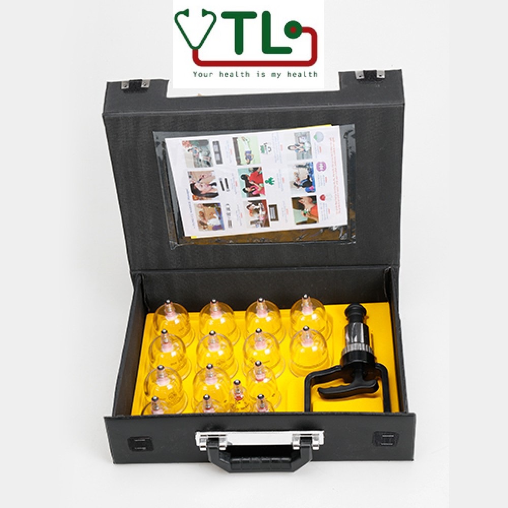 Bộ Giác hơi không dùng lửa Duy Thành Đen YGH02 ( 15 ống)