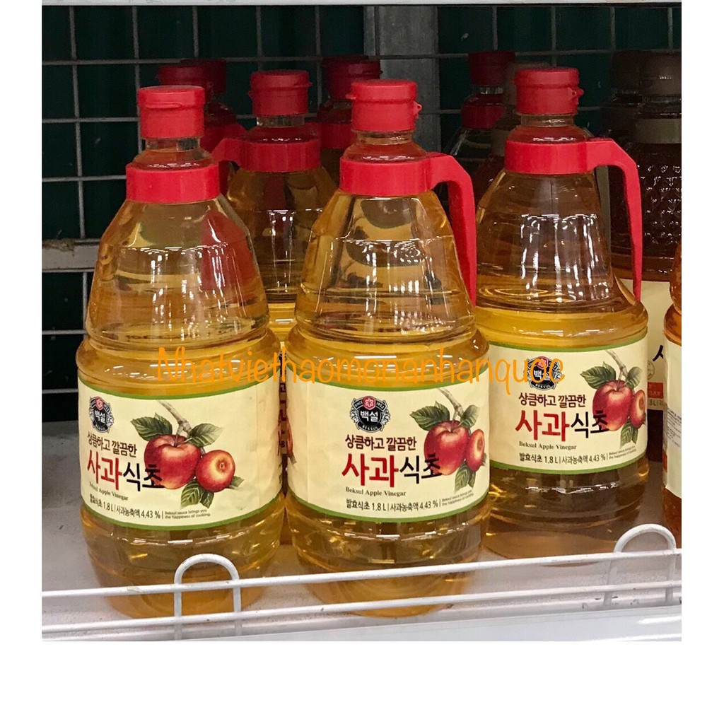 Dấm táo Beksul Hàn Quốc 1800ml