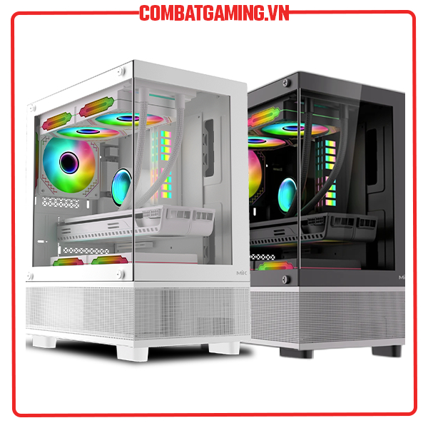 Case Máy Tính MIK Aether - XIGMATEK Endorphin AIR Black & White (RAD 240)