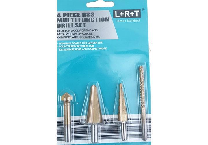 Bộ 4 mũi khoan đa năng l+r+t