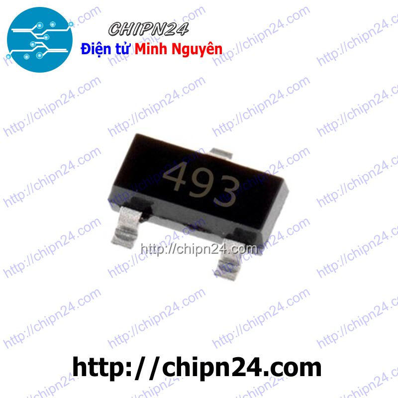 Transistor dán fmmt493 sot-23 npn 1a 100v