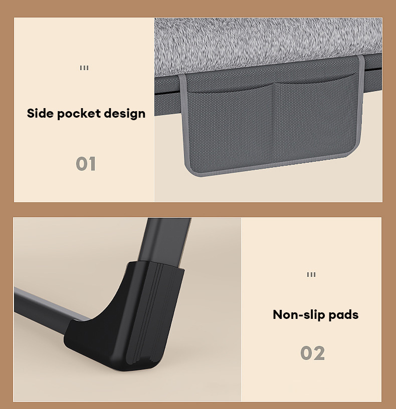 MSQ folding bed folding bed Foldable bed, foldable bed, foldable bed, outdoor bed, adjustable bed, lunch break, single bed, folding bed, foldable bed Doesn't take up much storage space folding sofa mattress iron folding bed It is convenient to move the fo