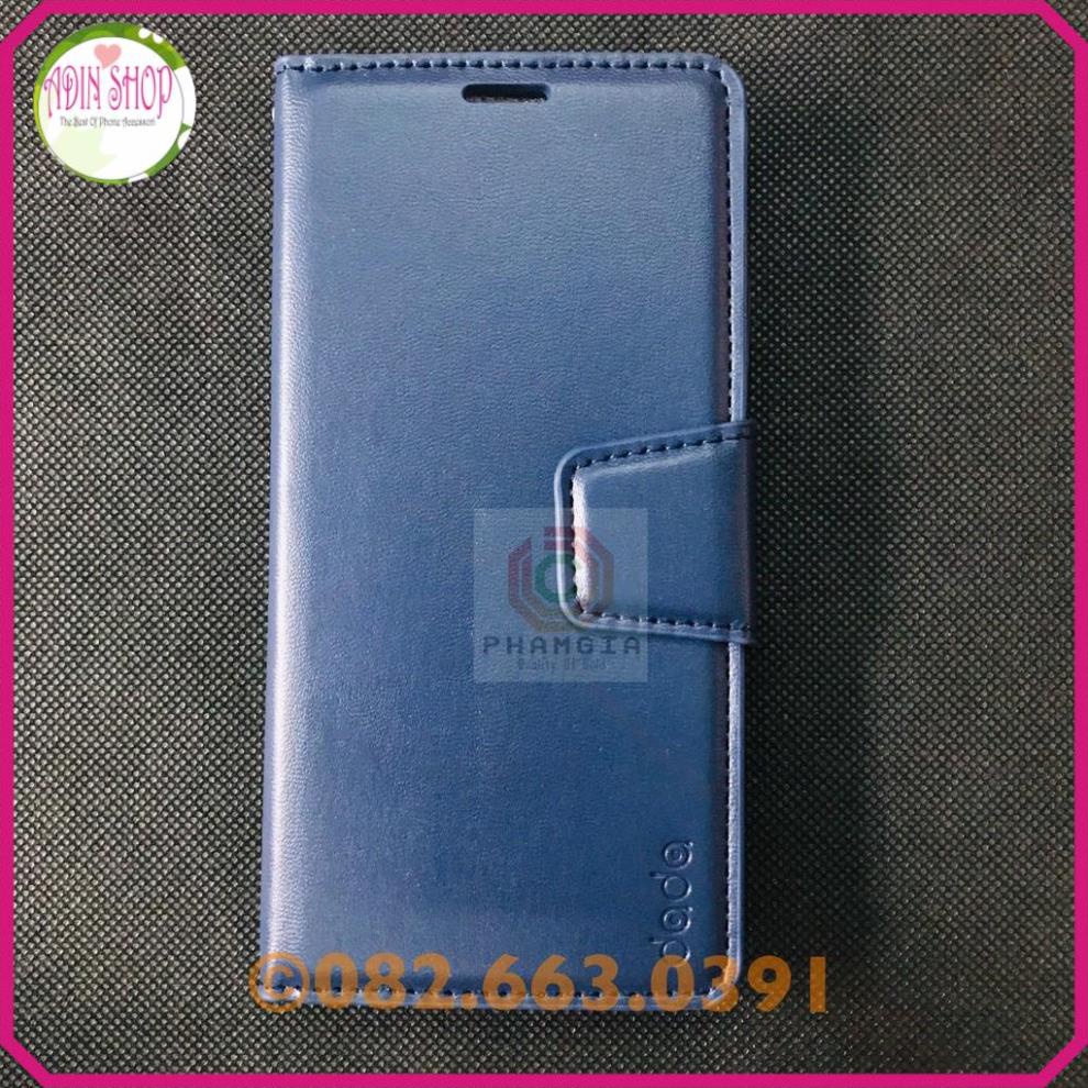 Bao da Samsung Note 9 da cao cấp, có ngăn thẻ, nắp gập chống đỡ xem phim