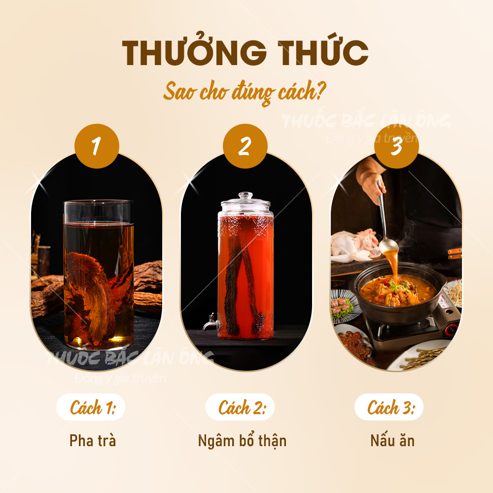 Nhục thung dung 500g, củ to, thơm, dẻo - Lãn Ông