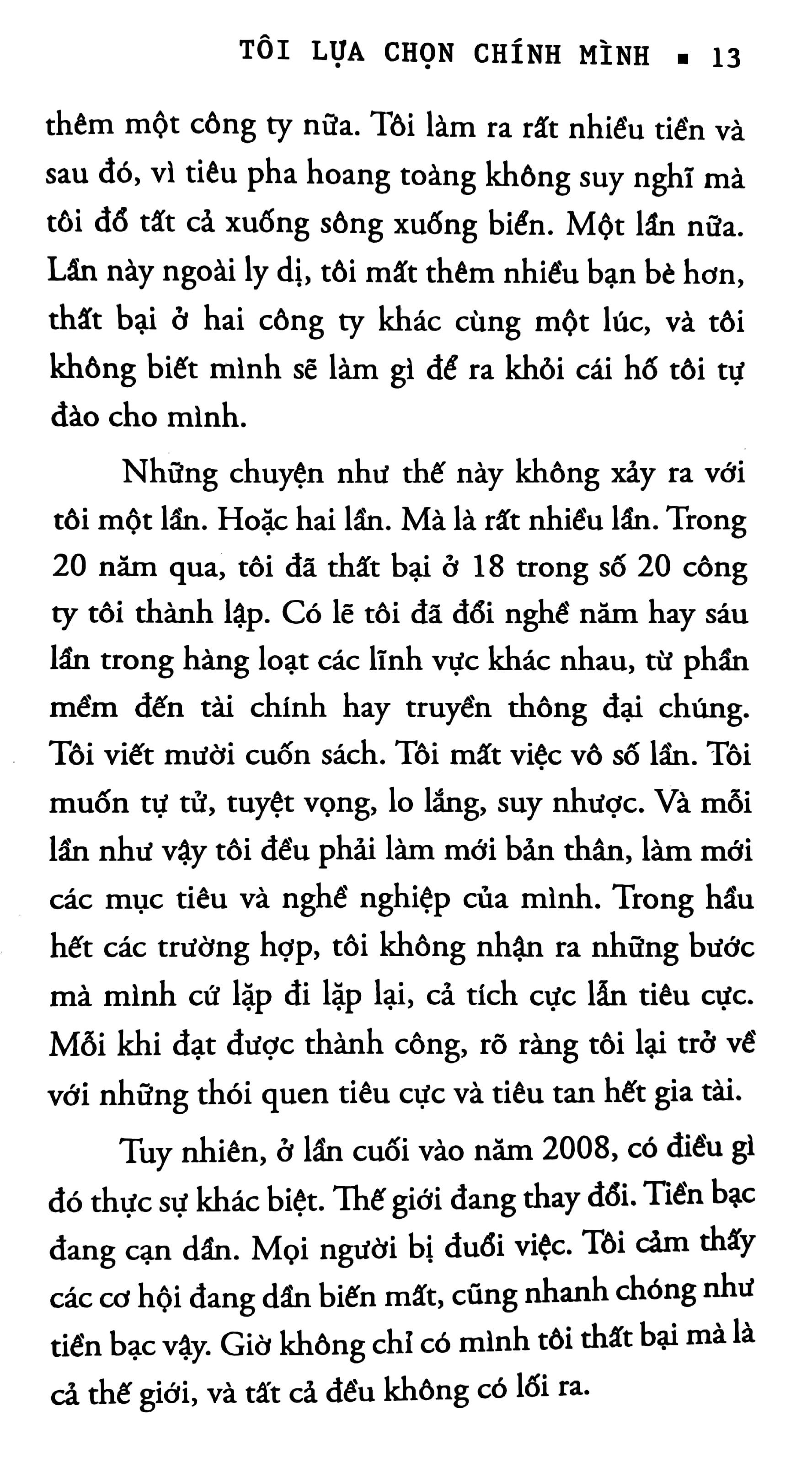 Sách - Tôi lựa chọn chính mình