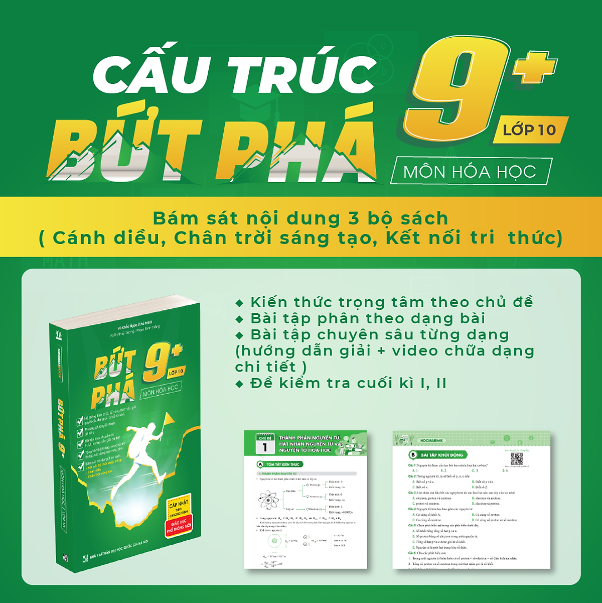 Sách Bứt phá 9+ môn Hóa học lớp 10 (theo chương trình GIÁO DỤC PHỔ THÔNG MỚI )  - NTbooks