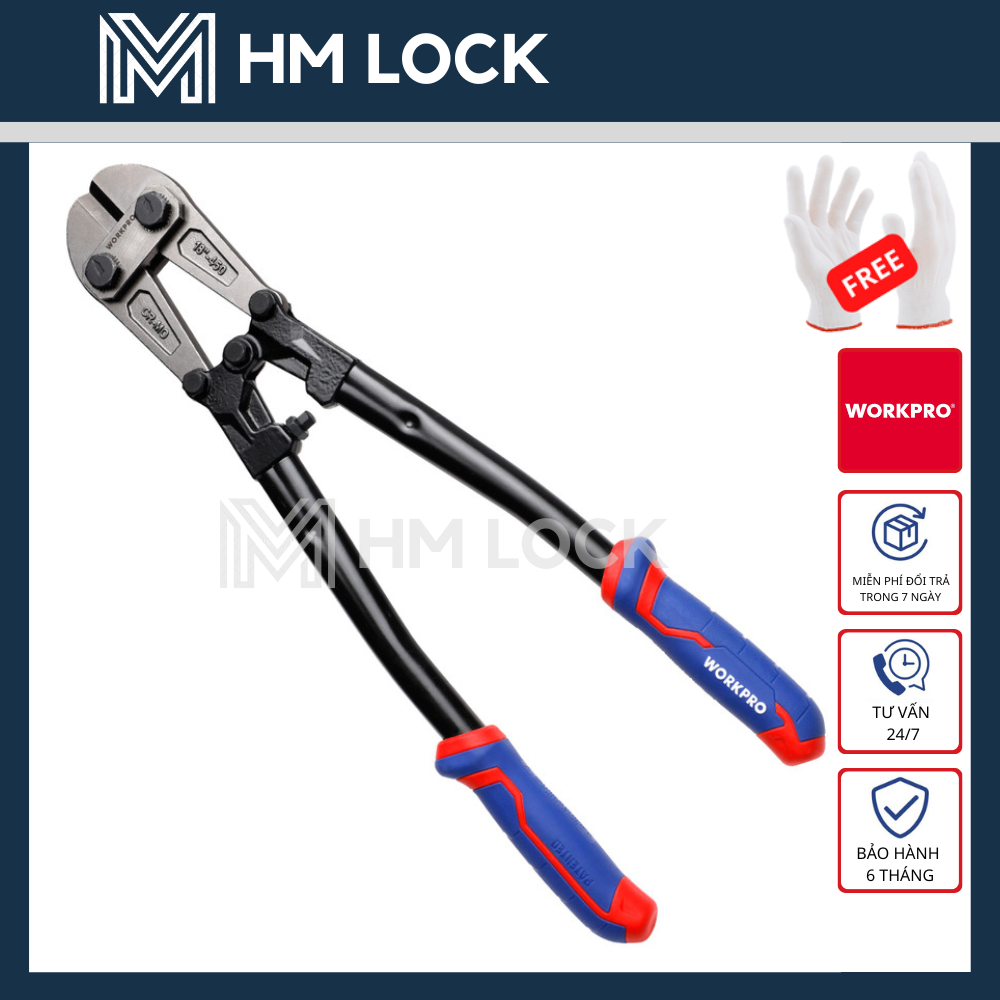 Kềm cắt cộng lực 12 inch -> 42 inch workpro - hàng chính hãng - wp216002