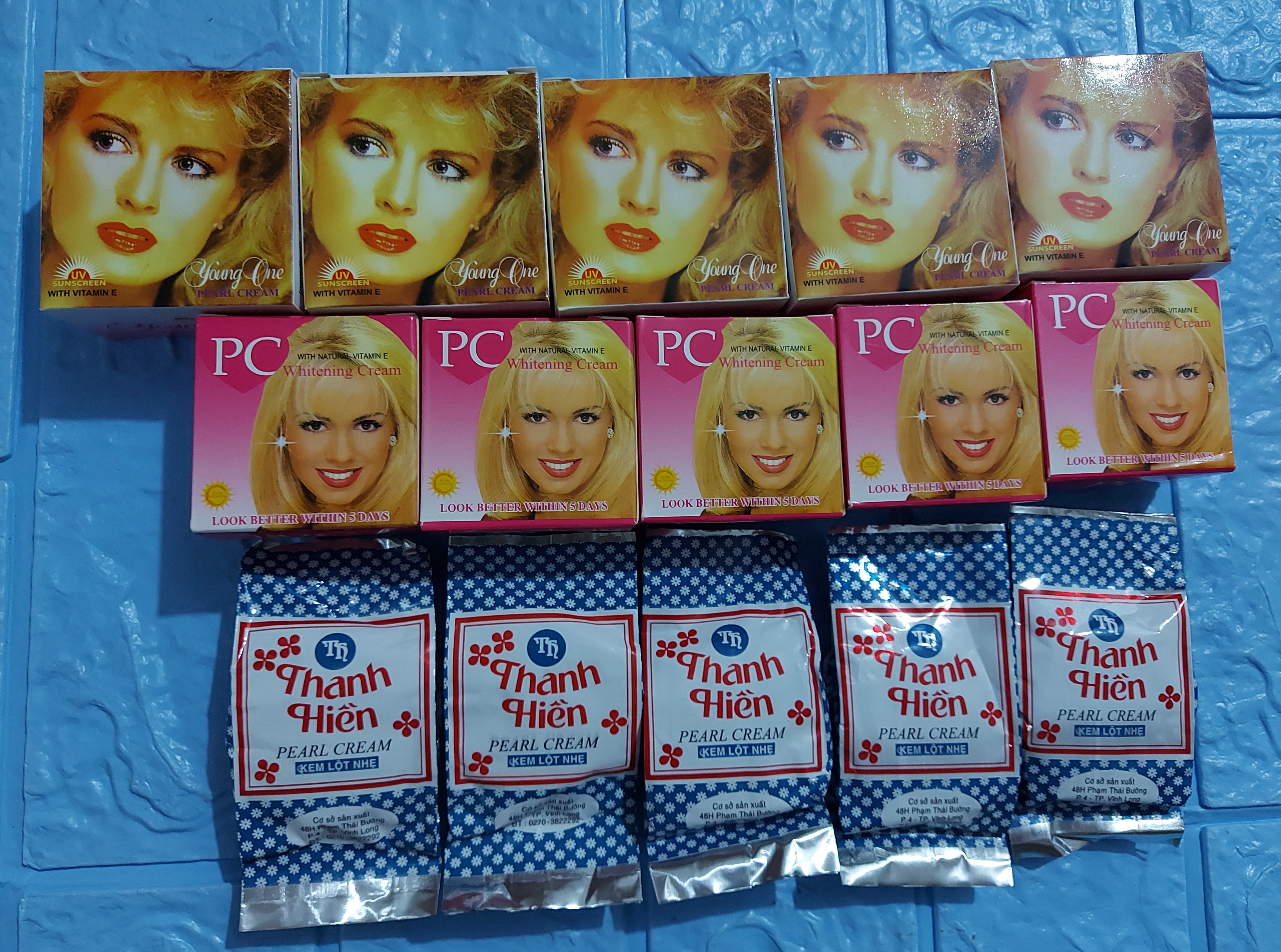 combo 5 xù thái- 5 pc thái- 5 thanh hiền loại 1