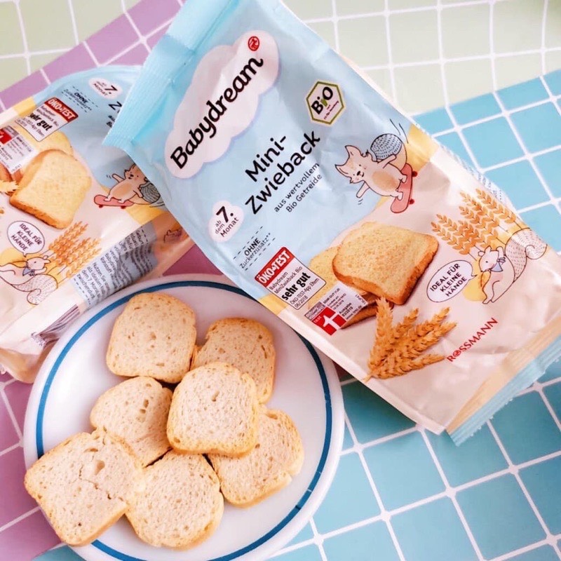 [DATE T6/2024] BÁNH MÌ KHÔ HỮU CƠ ĐỨC BABYDREAM[7M+]