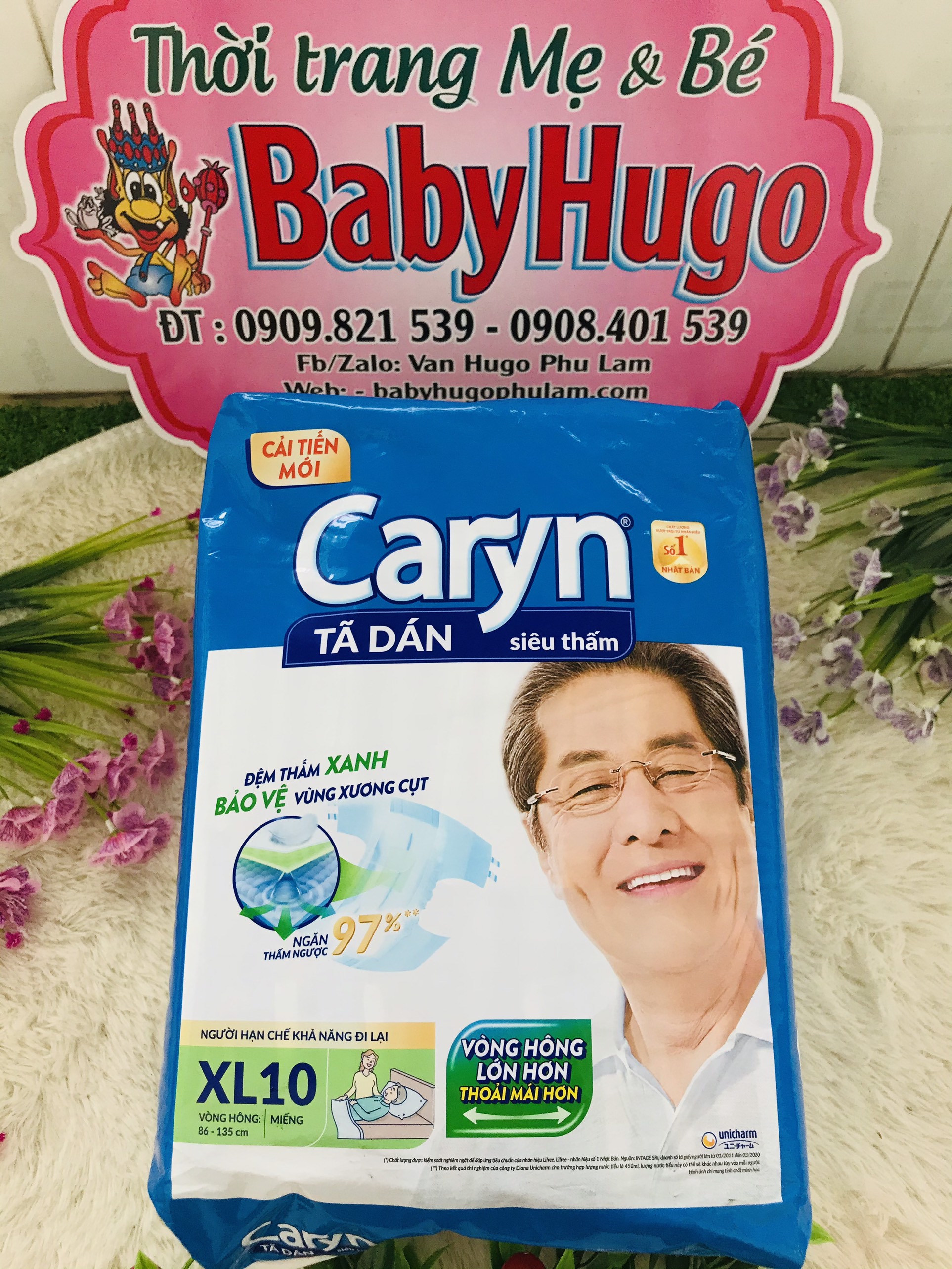 Tả Dán Người Lớn Caryn XL 10 Miếng