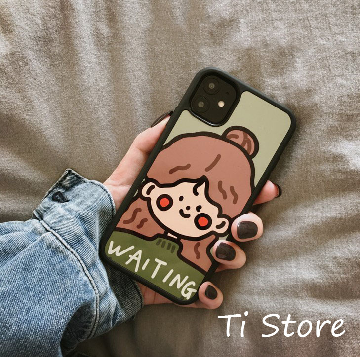 [HCM]Ốp Lưng Girl Waiting iPhone | Từ 6 đến 12 Pro Max | [ TI STORE ]