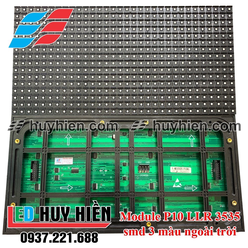 Module P10 3 Màu ngoài trời LLR ( Led P10 3 màu LLR) Đủ phụ kiện