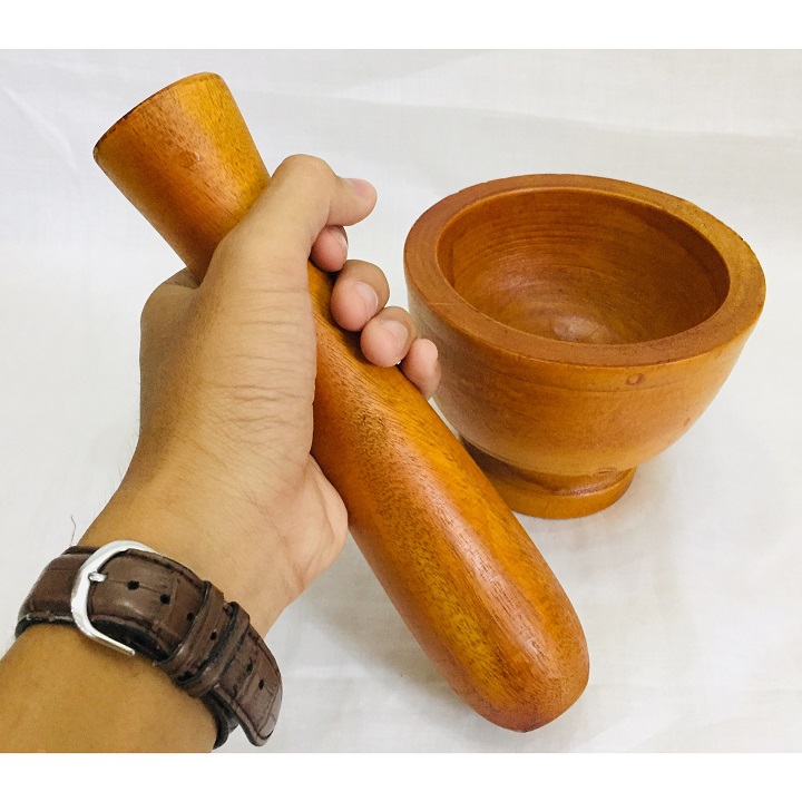 [GIẢM THÊM 10K] BỘ CỐI CHÀY GỖ TIỆN DỤNG CHO MỌI NHÀ