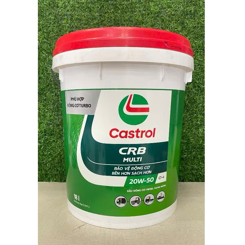 [Genuine Products] Castrol Crb Multi 20W50 Api Ci-4 Engine Oil (18 Liters)