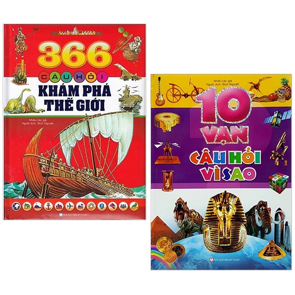 Fahasa - bộ sách 10 vạn câu hỏi vì sao và 366 câu hỏi khám phá thế giới