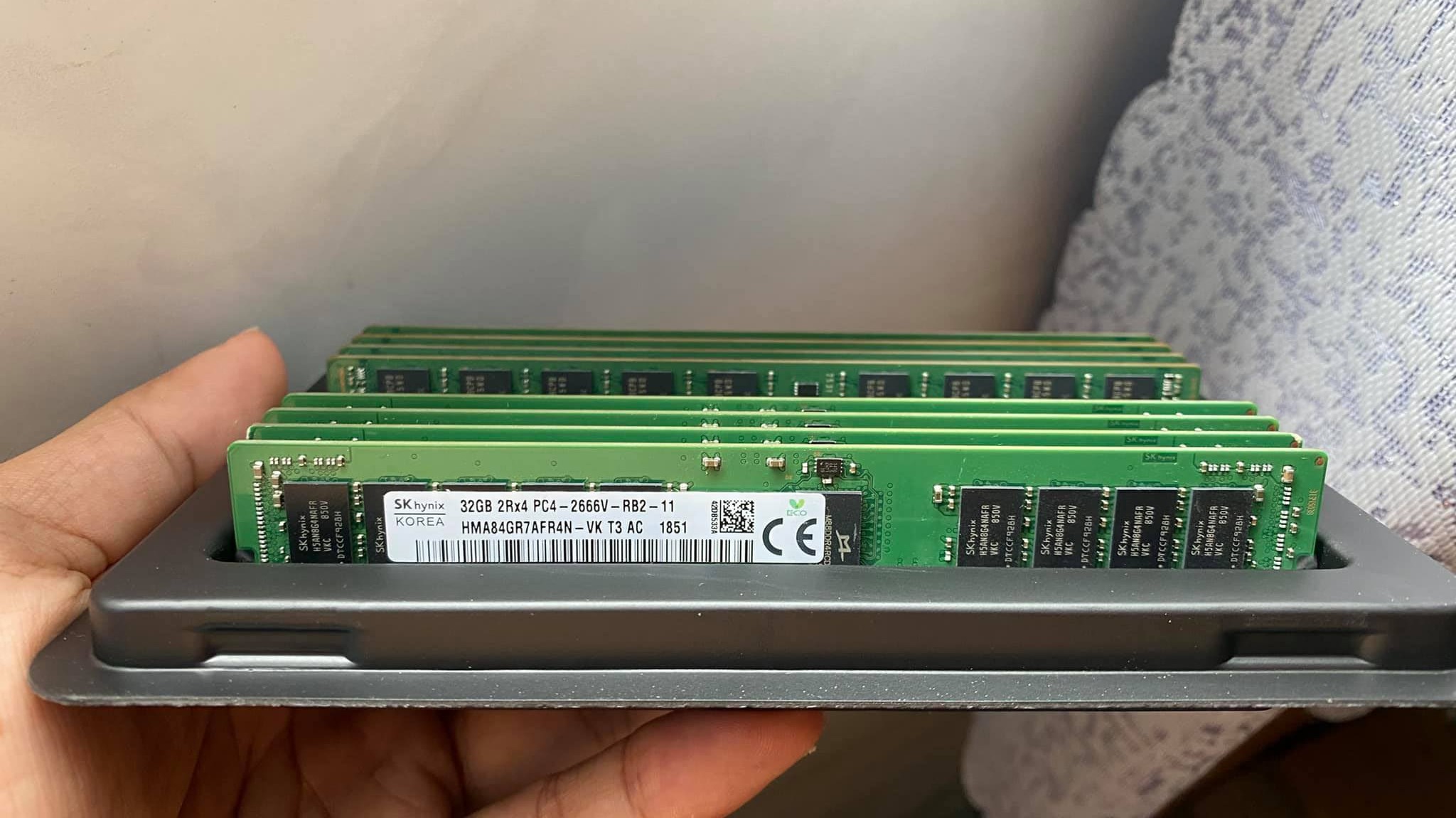 Ram server Hynix 32Gb DDR4 ECC bus 2666 2Rx4 PC4-2666v