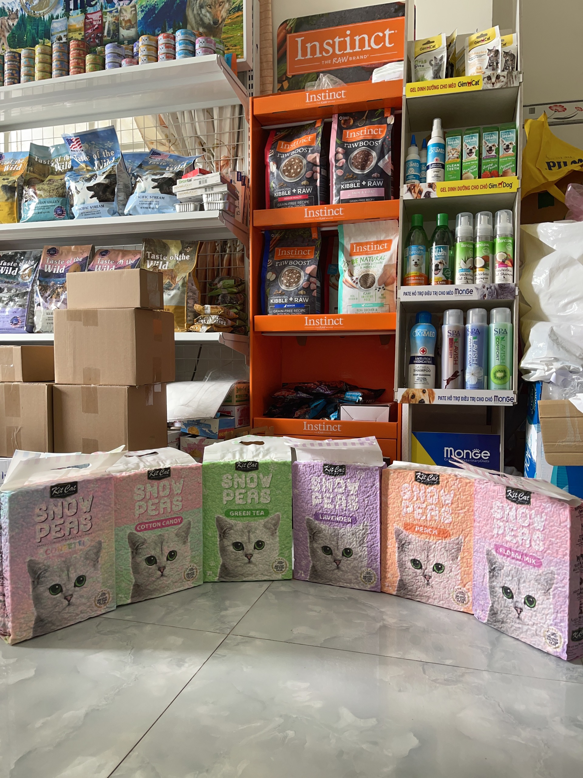 KITCAT SNOW PEAS - CÁT VỆ SINH CHO MÈO