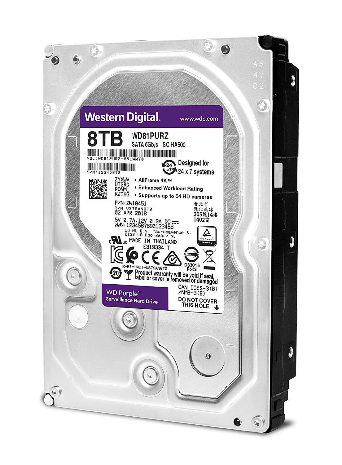 Ổ cứng HDD 8TB Western Digital Purple