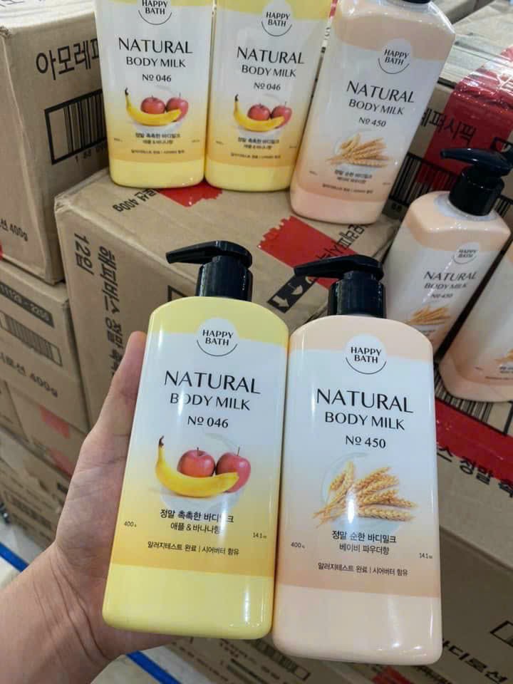 SỮA DƯỠNG THỂ HAPPY BATH BODY HÀN QUỐC 400ML