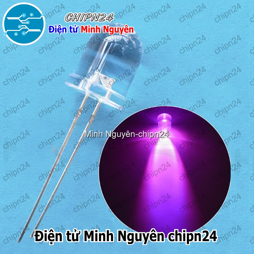 [10 con] (TK16) Led 10mm Trong Tím - HH004715