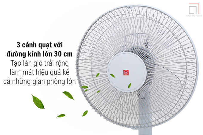 [HCM]QUẠT BÀN KDK A30A-GY XÁM