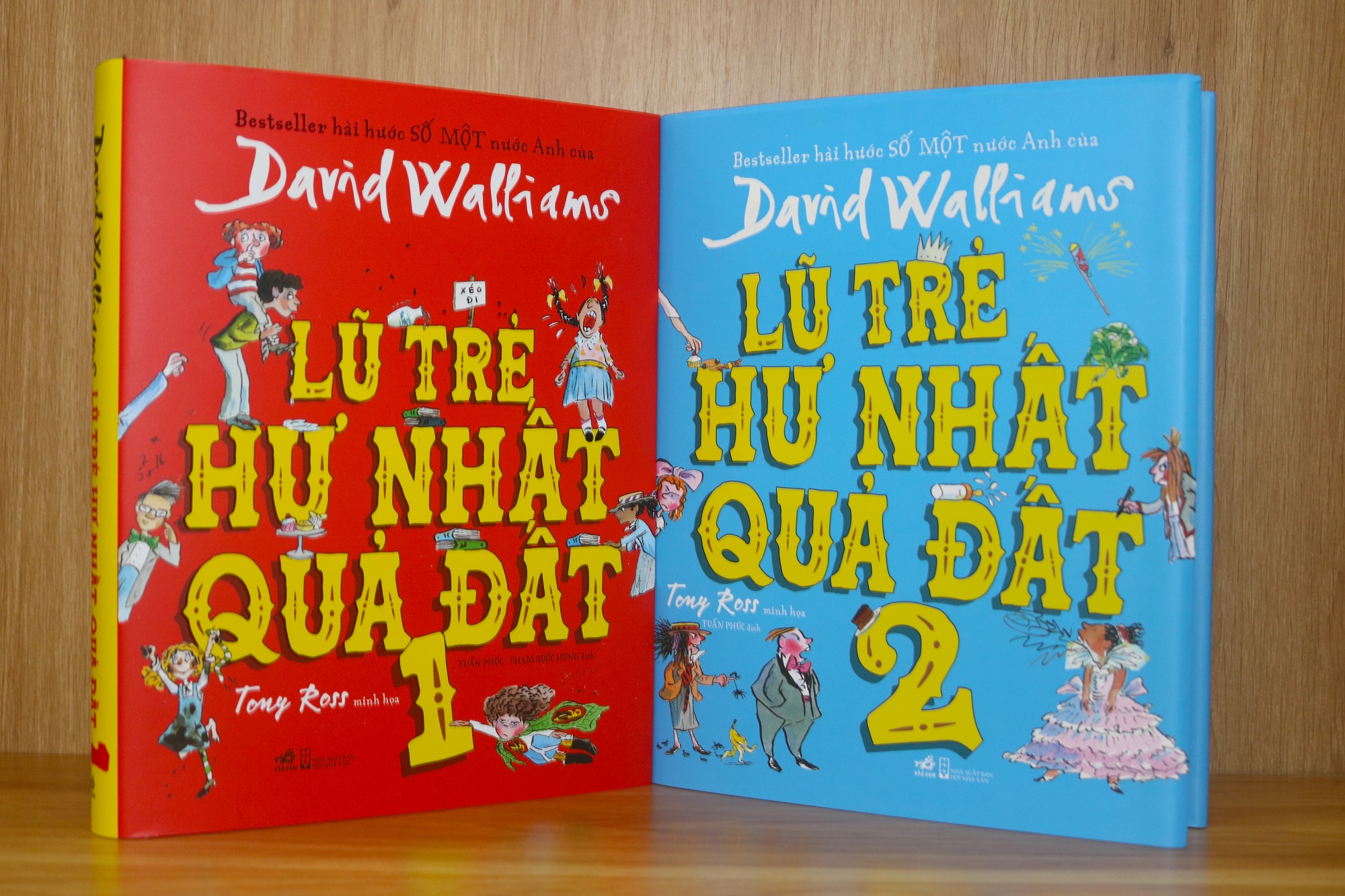 Sách: Lũ trẻ hư nhất quả đất Tập 1 + Tập 2 - David Walliams