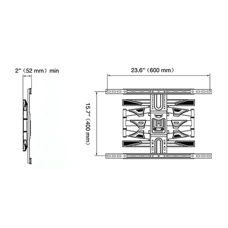Giá treo đa năng 40 - 75 inch NB P6