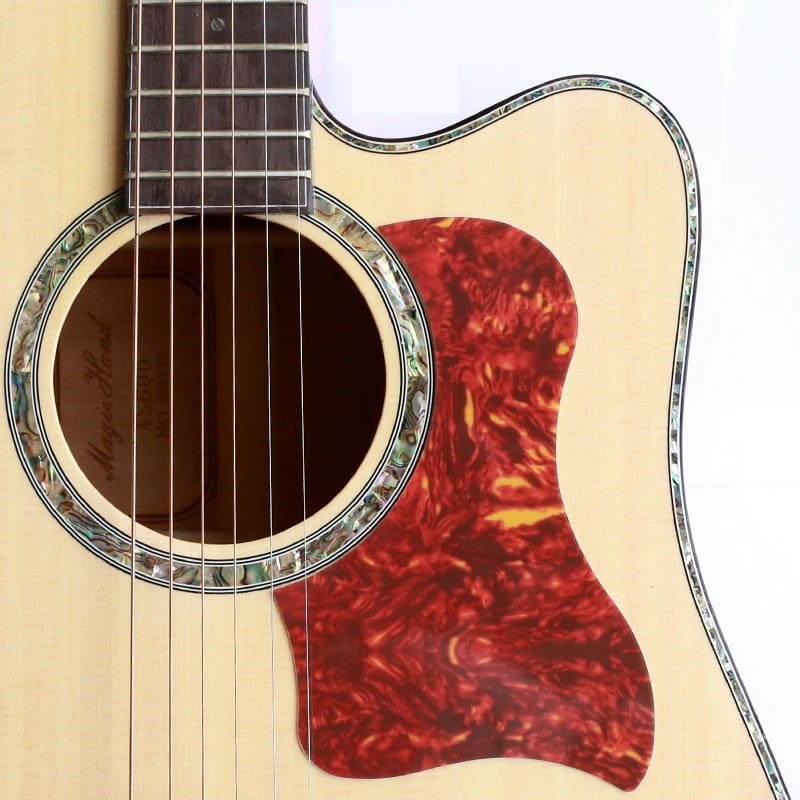 Miếng dán chống xước đàn Guitar hổ phách đỏ