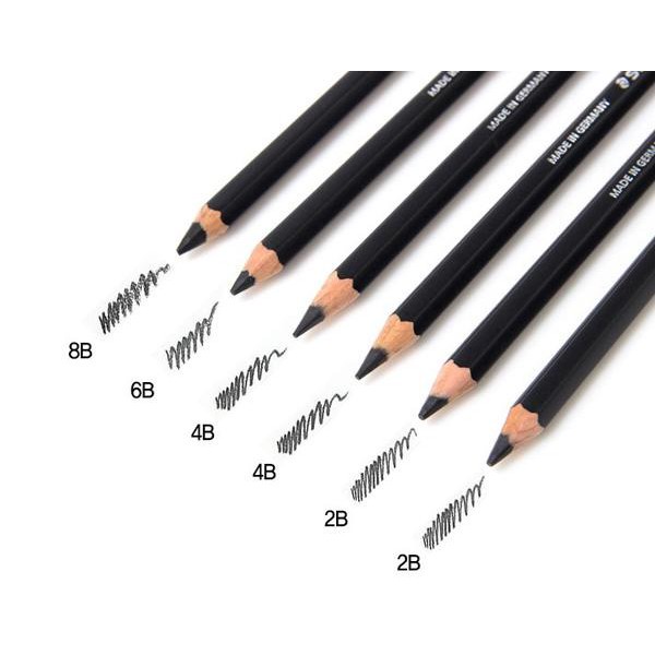 Bút Chì Than Staedtler Đức Mars Lumograph Black Cao Cấp 100B [ Sugi art shop ]