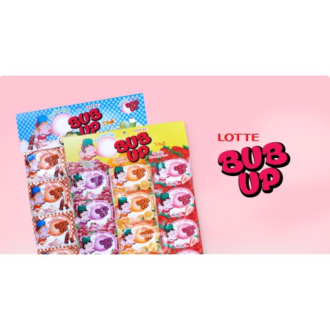 Kẹo Gum Thổi Bubup Trái Cây Lotte (24 Miếng)