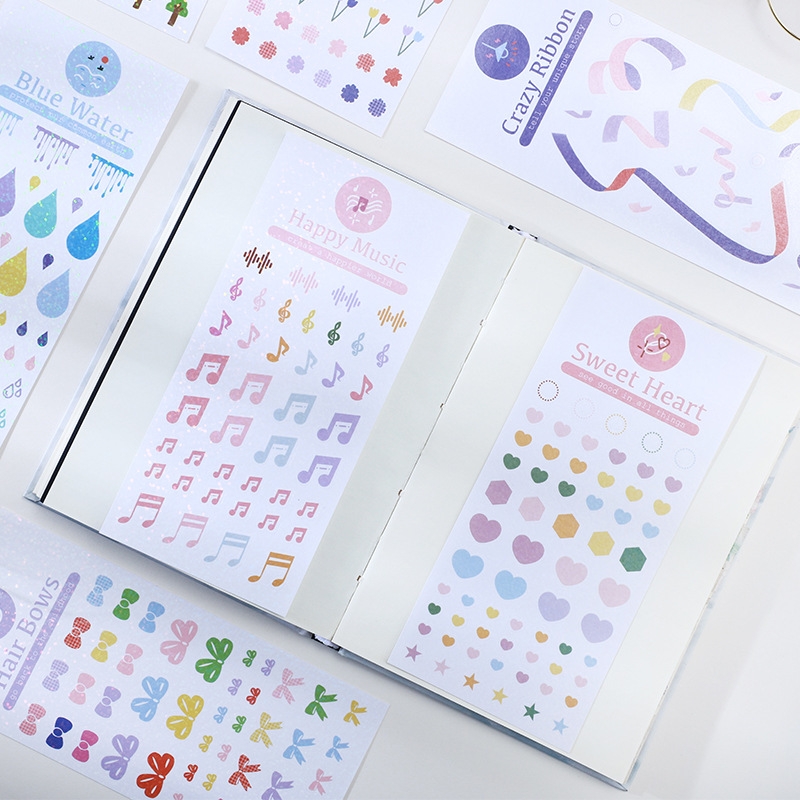 [HCM]Sticker họa tiết xinh xắn trang trí (Hàng có sẵn)