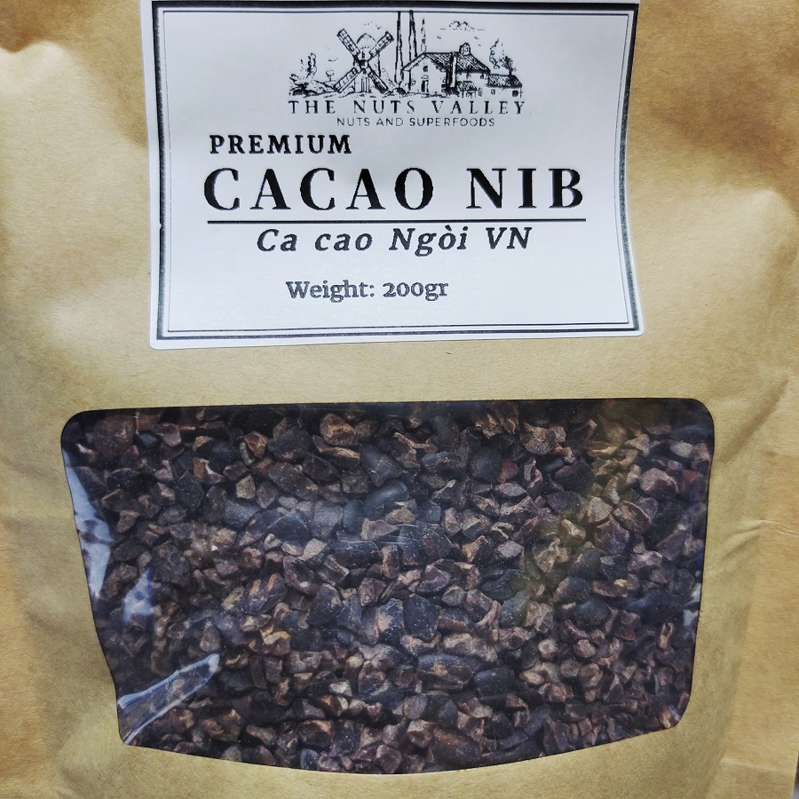Hạt Cacao Bể - COCOA NIBS The Nuts Valley 200g