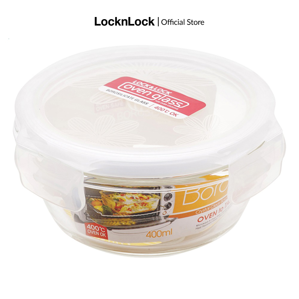 Hũ thủy tinh Lock&lock LLG822 (Trắng)