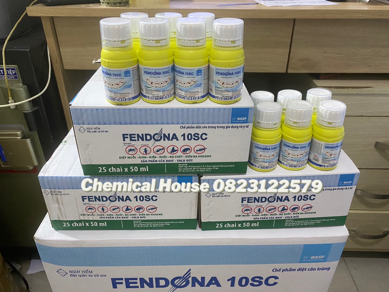 [HCM]Thuốc Diệt Côn Trùng FENDONA 10SC Chai 50ml  (HÀNG CÓ SẴN)
