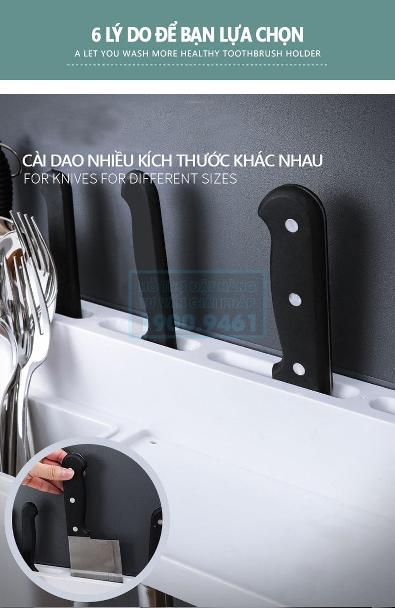 Kệ nhà bếp 2 hộp, có treo khăn 9270