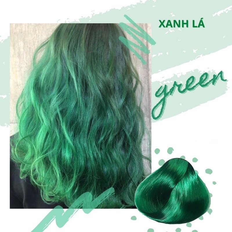 Hãy thưởng thức những bức hình tuyệt đẹp về tóc nhuộm màu xanh lá cây, nó không chỉ dịu mắt mà còn là một lựa chọn hoàn hảo cho những ai yêu thích phong cách năng động, mạnh mẽ.
