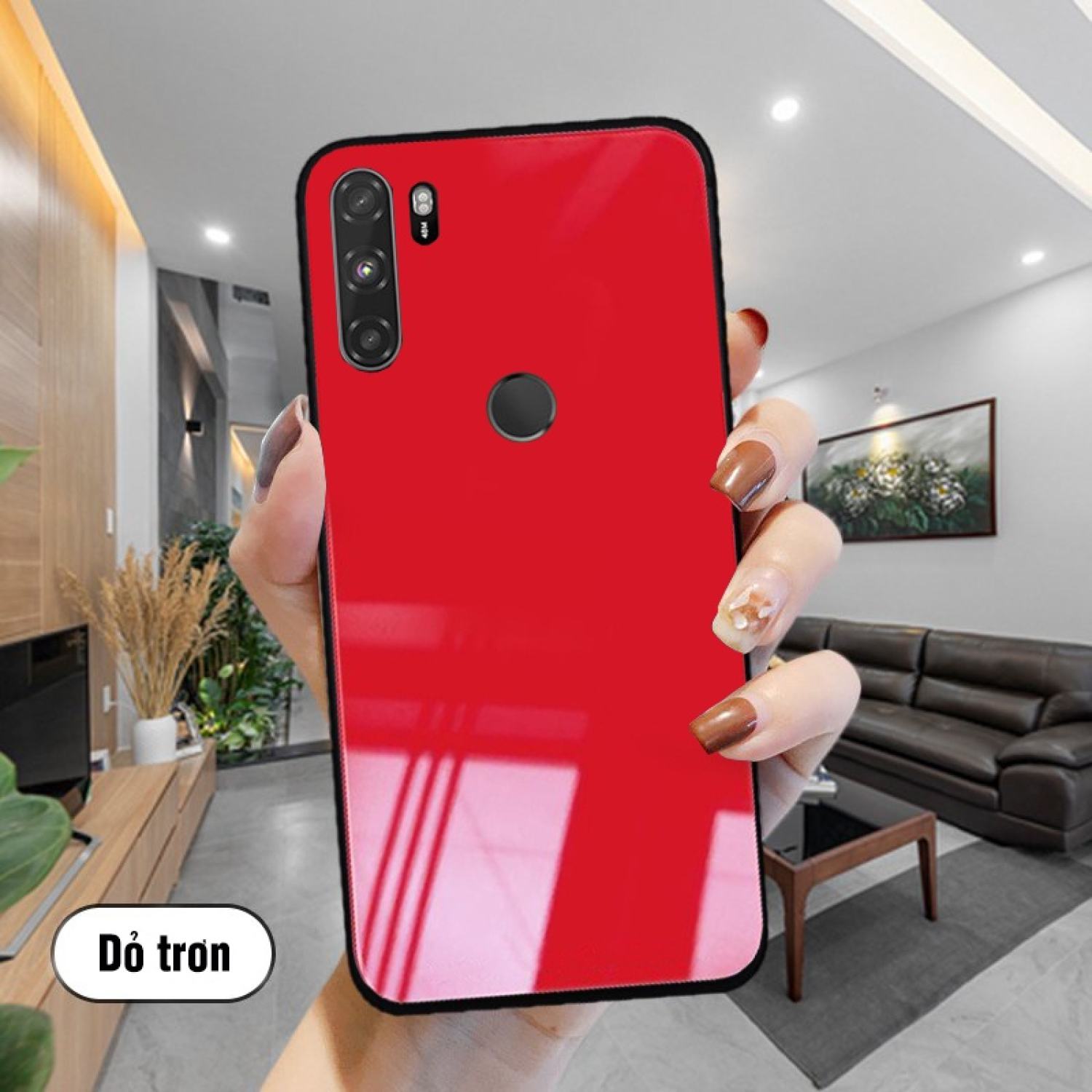 Ốp Lưng VSMART ACTIVE 3 Mặt kính gương sáng bóng cao cấp